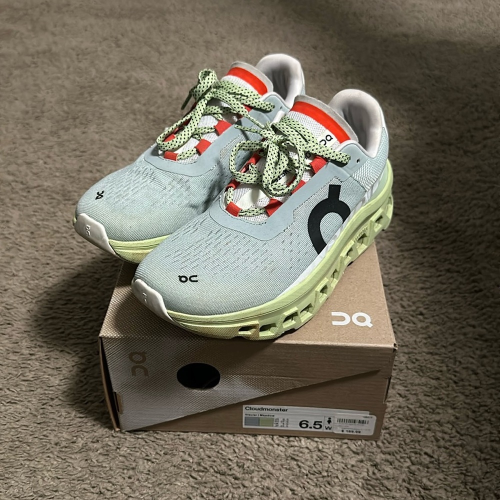 W's Cloudmonster Glacier/Meadow - 6.5